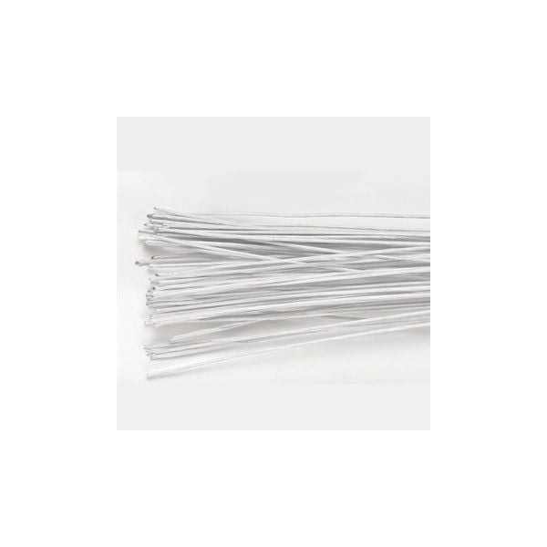 Sarme Flori Albe - 50 fire - 30 gauge - 0.25 mm grosime-Culpitt
