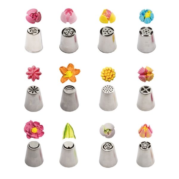 Set 12 Duiuri Rusesti pentru flori 3D -Model2- Decora