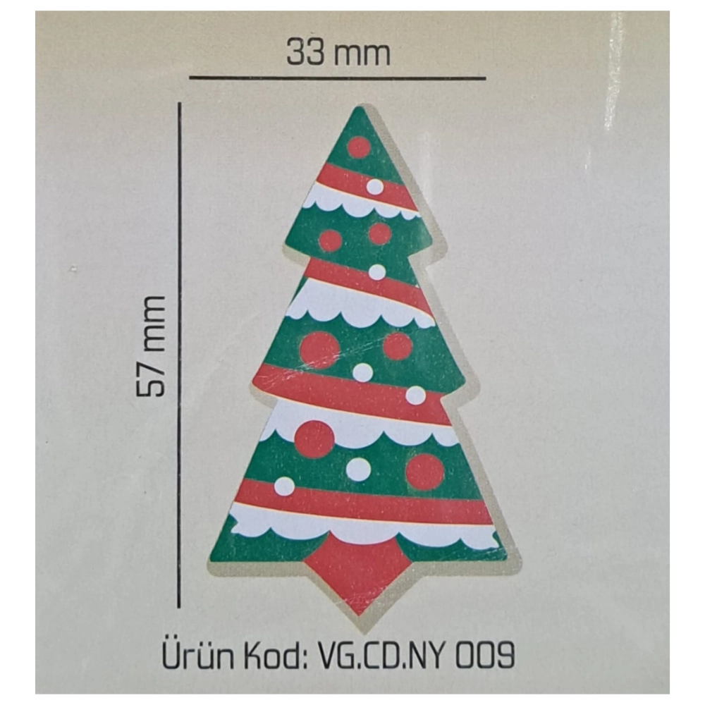 Set 320 buc decor din ciocolata - Brad de Craciun