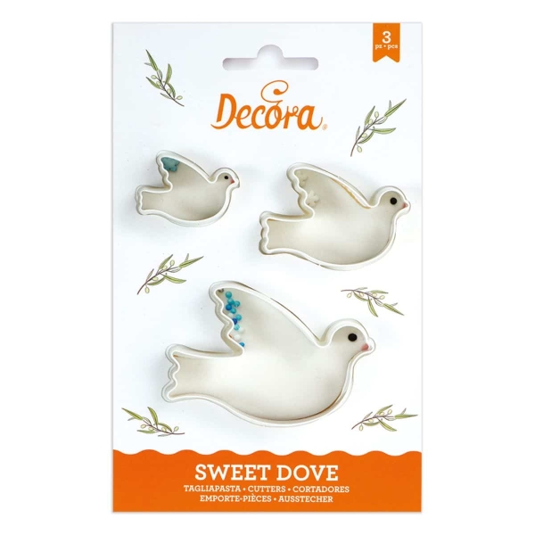 Set 3 Decupatoare Porumbei - Decora