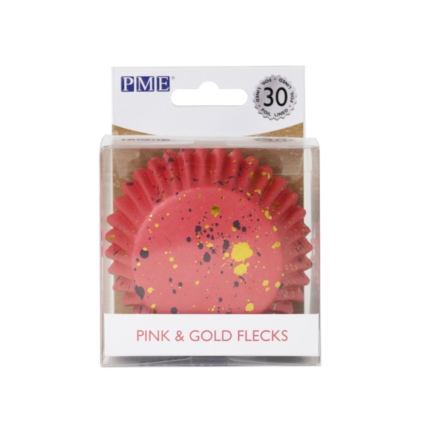 Set 30 buc Forme de copt briose - PINK&GOLD - PME