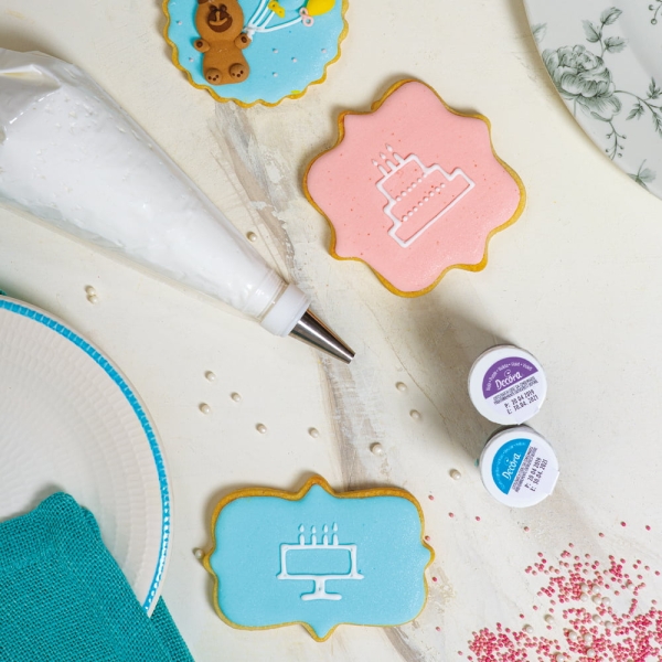 Set 4 buc Decupatoare din plastic -MINI- 7,5 x 2,2 h cm - Decora