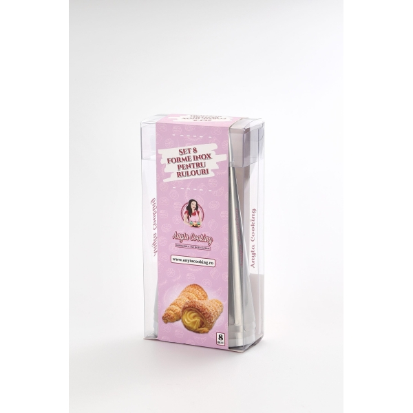 Set 8 Conuri pentru Rulouri din inox - Anyta Cooking