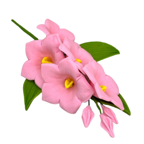  Set decor comestibil - &bdquo;Clopoței de pădure roz&rdquo; - Anyta Cooking 