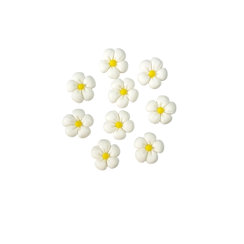  Set decor comestibil - &bdquo;Flori de mătase albe" - Anyta Cooking 