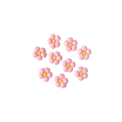  Set decor comestibil - &bdquo;Flori de mătase roz" -  Anyta Cooking 