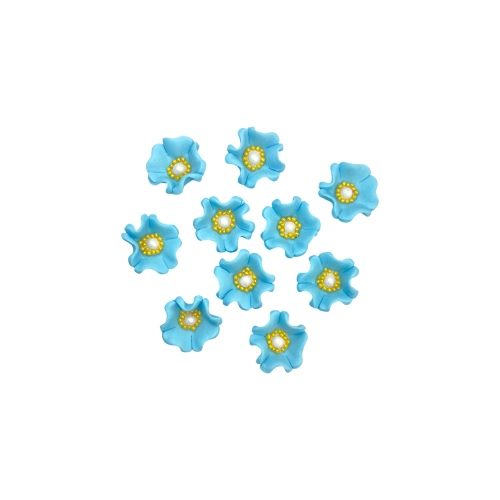  Set decor comestibil - &bdquo;Gălbenele albastre&rdquo; - Anyta Cooking 