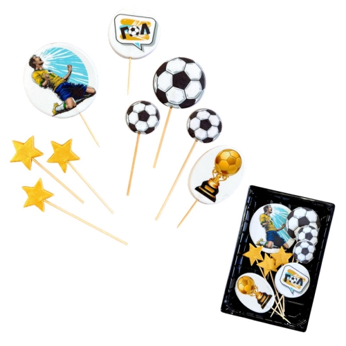  Set decor comestibil - &bdquo;Set Fotbal Top&rdquo;  - Anyta Cooking 