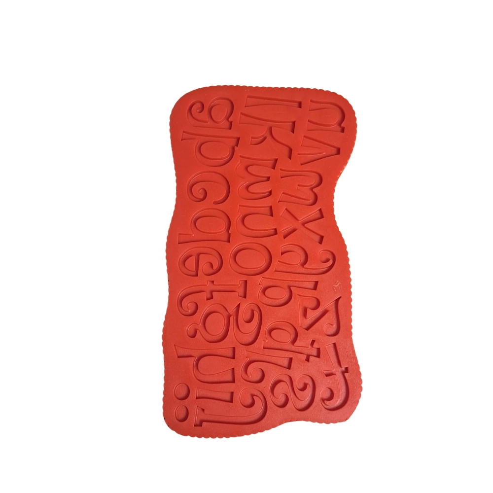 Mulaj din silicon Litere (M3012) - 13 x 24 cm - Anyta Cooking