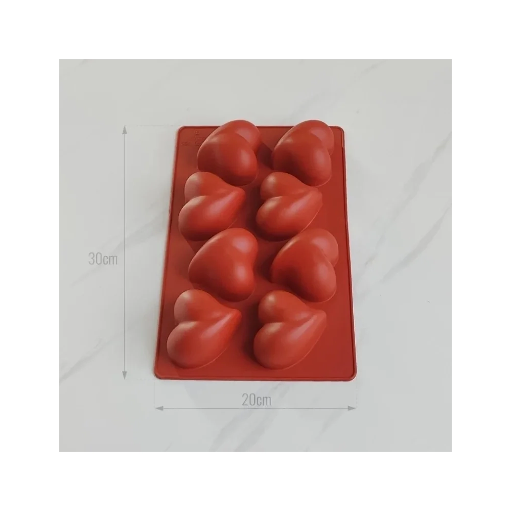 Mulaj din silicon Inima (MSM53) - 20 x 30 cm - Anyta Cooking