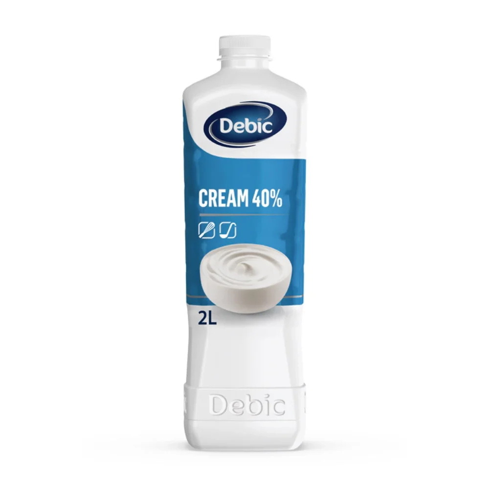 Smantana fara zahar pentru frisca si gatit 40% - 2 L - Debic