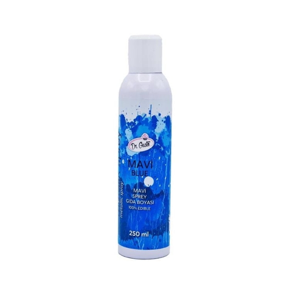 Spray Colorant Metalizat 250 ml - Albastru/Blue - Dr Gusto