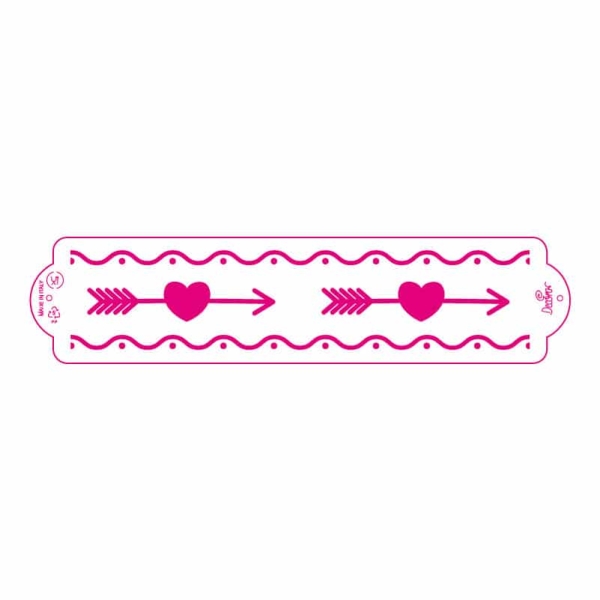 Stencil Love 7x30 CM - Decora