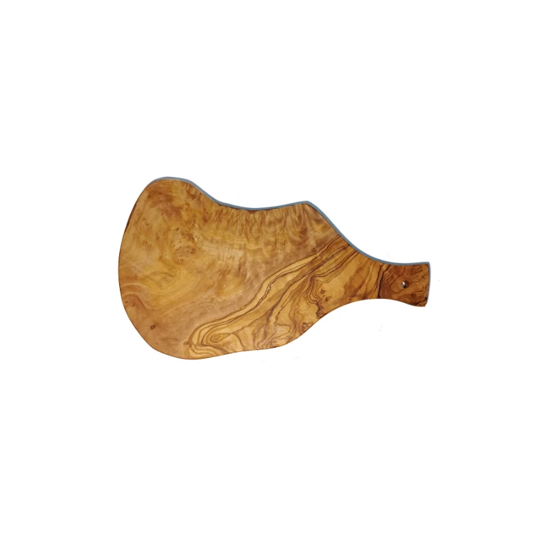 Tocător Rustic din Lemn de Măslin - Realizat Manual - Mărimea S - 30 x 14 x 1 cm