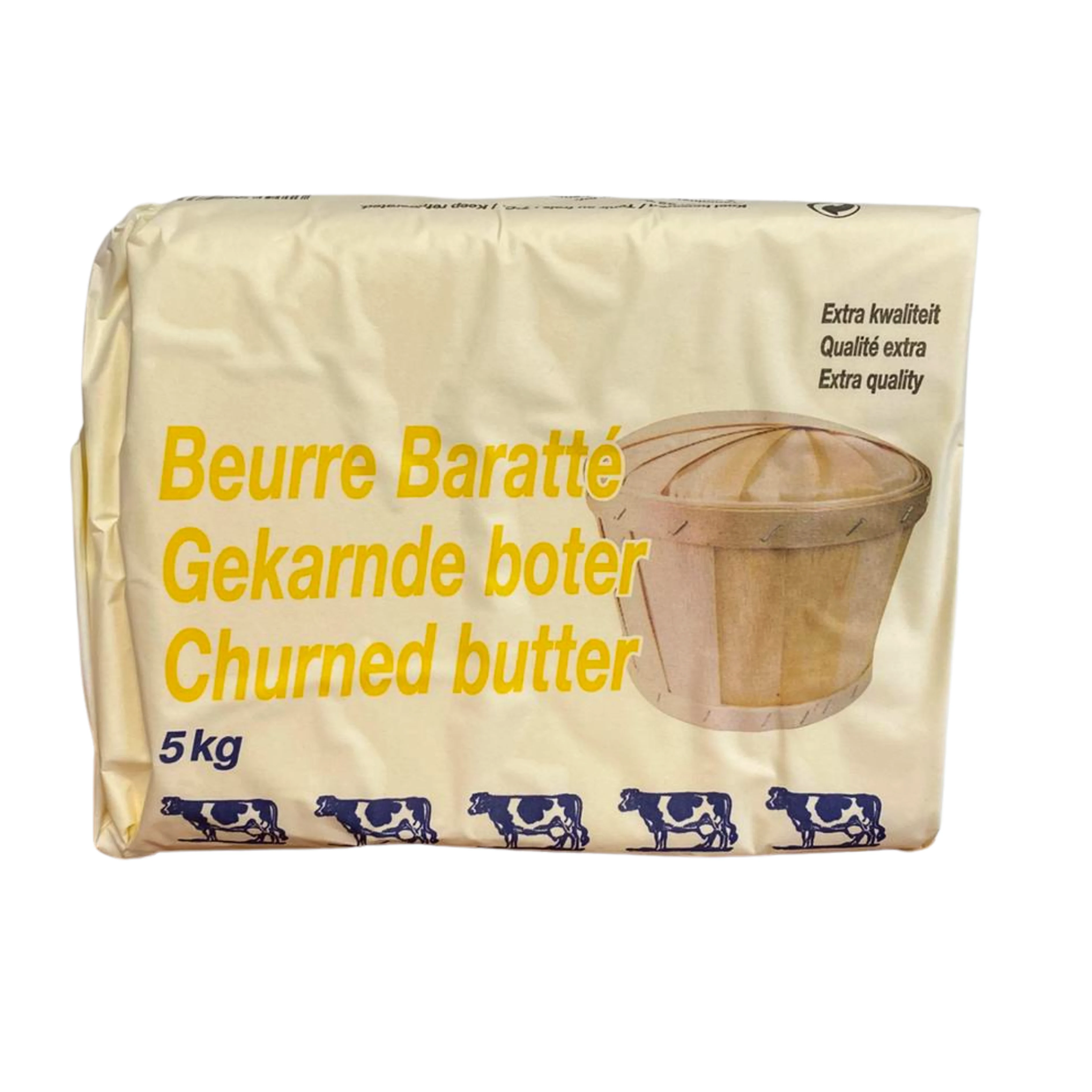 Unt nesarat cu 82% grasime Extra calitate - 5 kg - Baratte