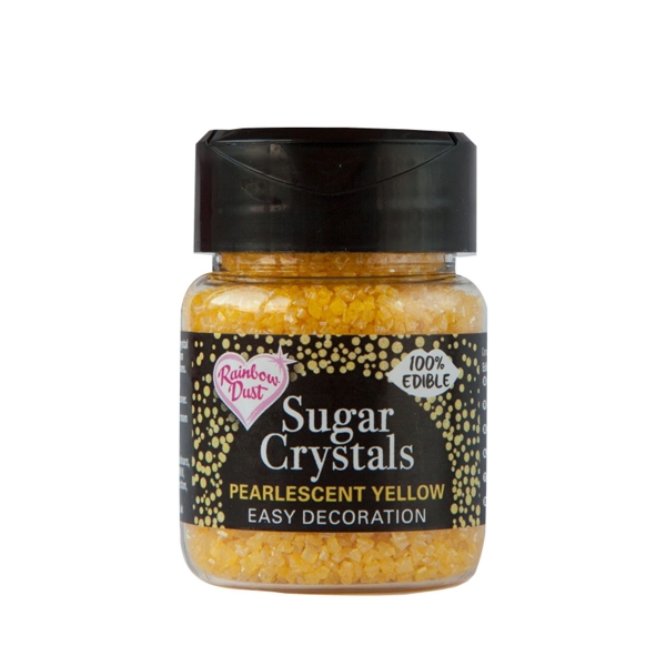Zahar colorat - YELLOW 50G- Rainbow Dust