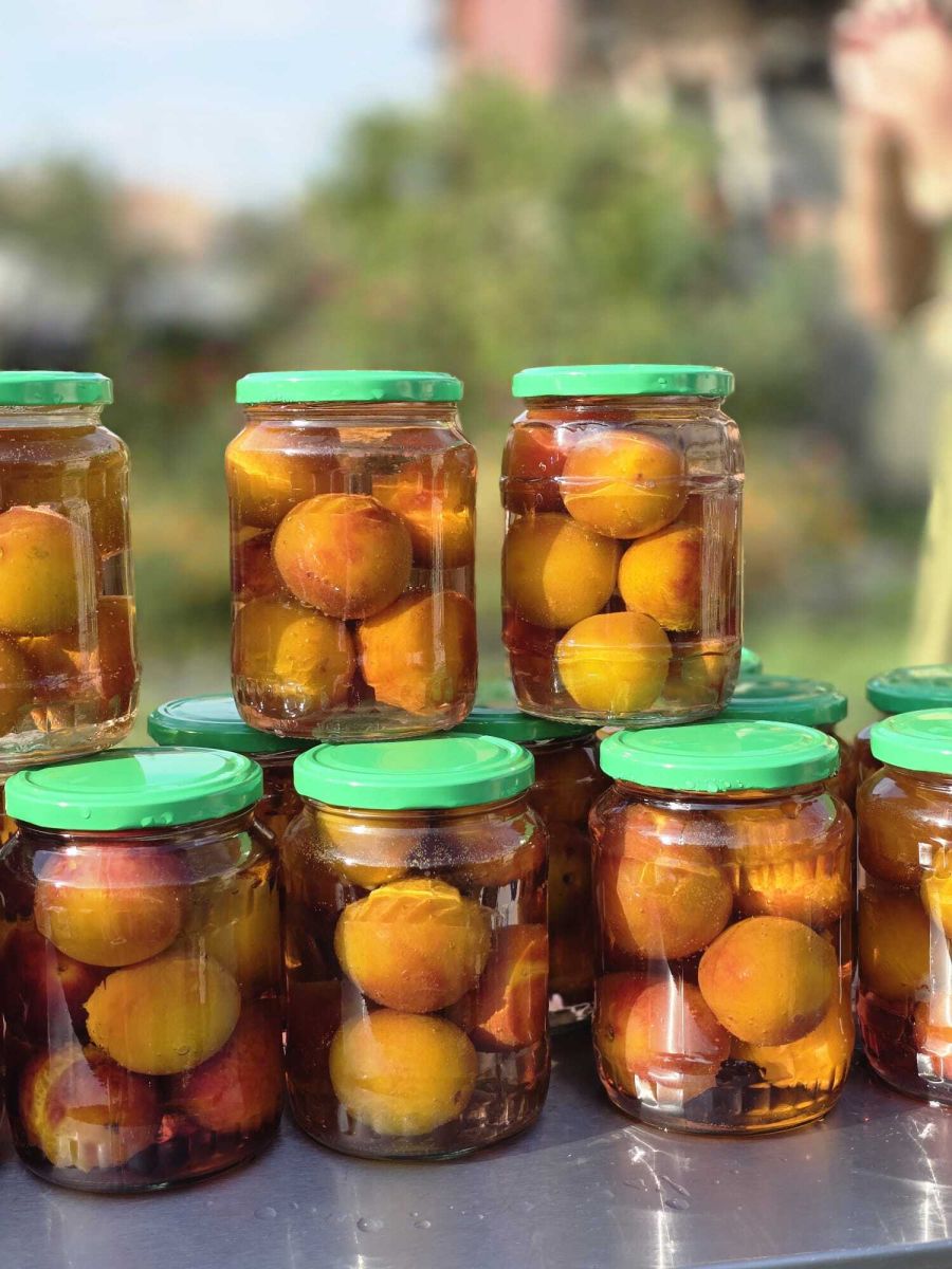 compot de prune la borcan