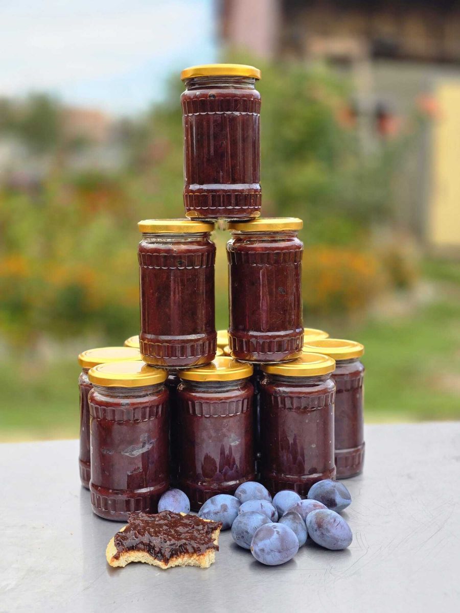 magiun de prune la borcan
